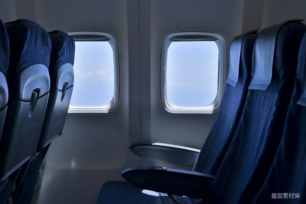 高清摄影 飞机 机舱 座椅 旅行 空中 飞机机舱内部