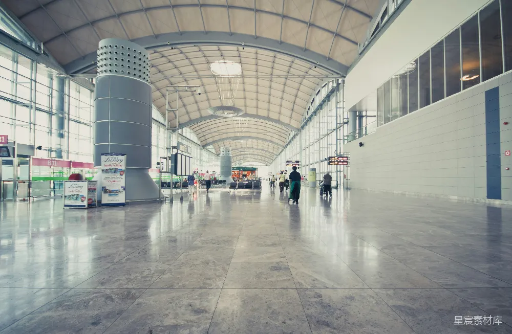 高清摄影 机场 现代建筑 旅行 商务 室内设计 现代机场内部景象