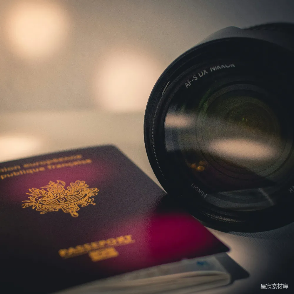 高清摄影 旅行 摄影 护照 镜头 旅行用品 旅行与摄影的邂逅