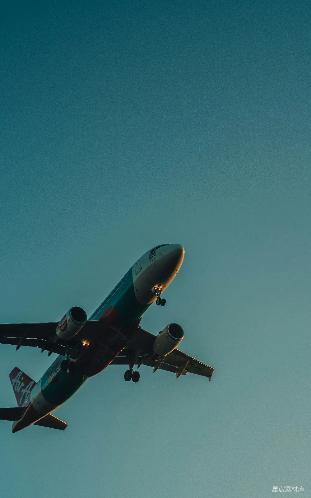 高清摄影 飞机 天空 旅行 日落 自然 天空中的飞翔航班
