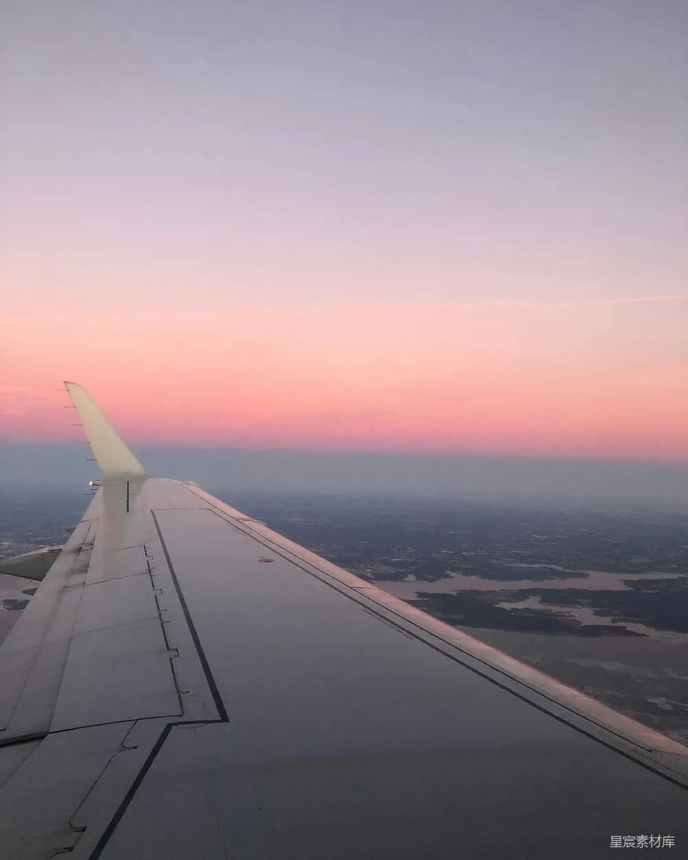 高清摄影 飞机 日落 翅膀 旅行 自然 夕阳下的飞机翅膀