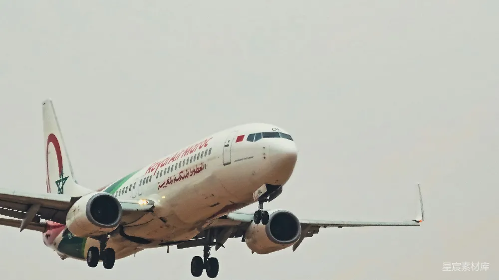 高清摄影 飞机 航空 摩洛哥 飞行 交通工具 摩洛哥皇家航空的飞机