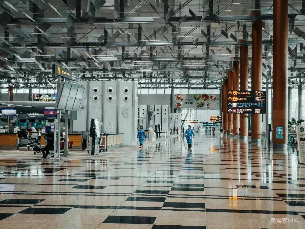 高清摄影 机场 现代建筑 商务旅行 交通 公共空间 现代机场候机大厅