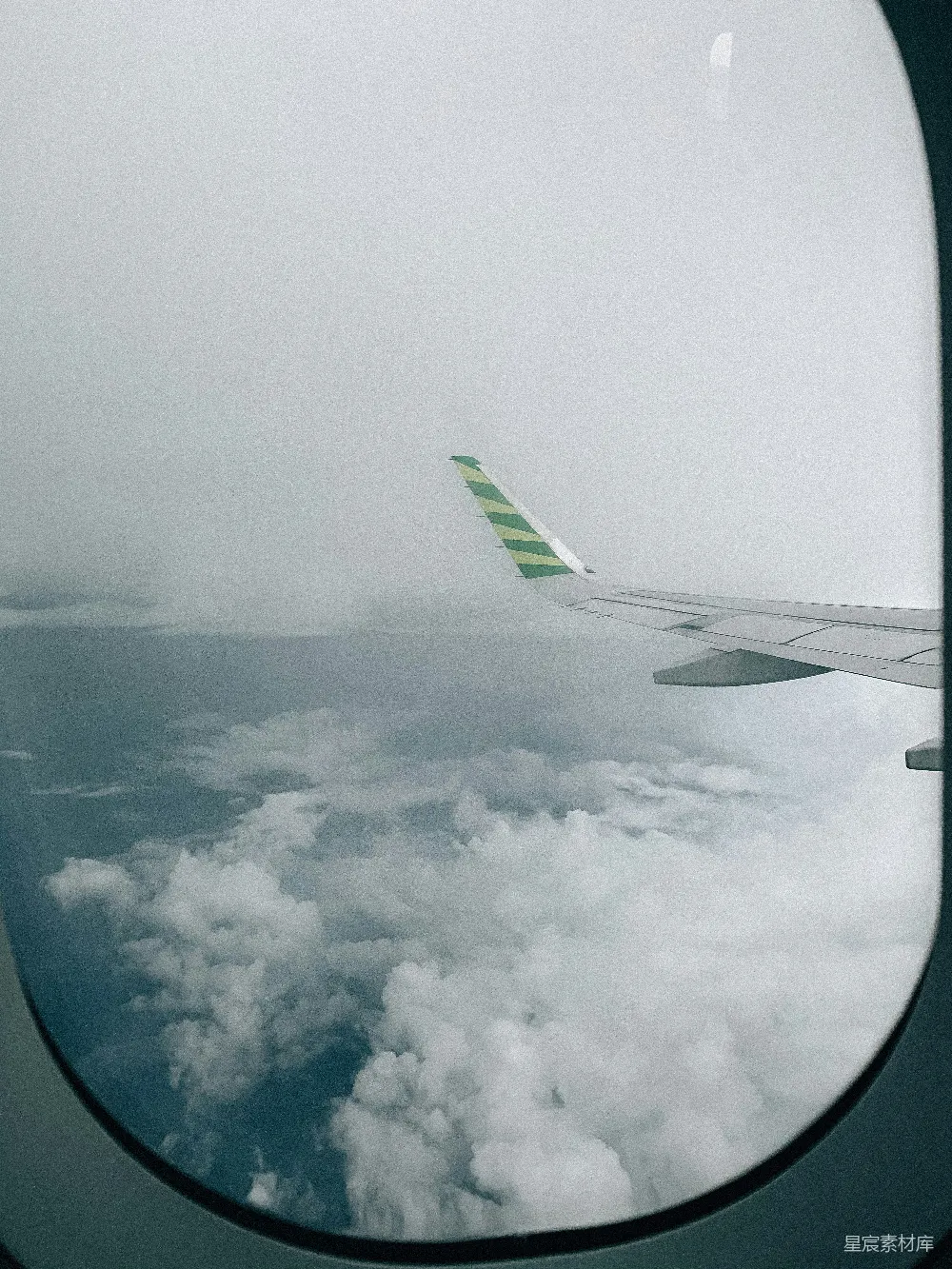 高清摄影 飞机 云层 旅行 天空 航拍 飞机上的云海