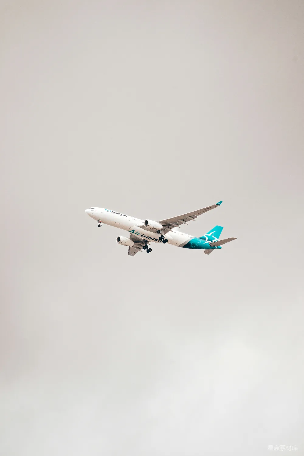 高清摄影 飞机 旅行 运输 天空 航空 翱翔的空中巨兽：Air Transat客机