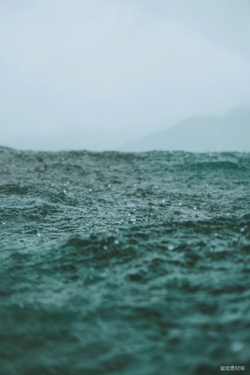高清摄影 雨景 自然 宁静 水滴 雾气 雨滴中的世界