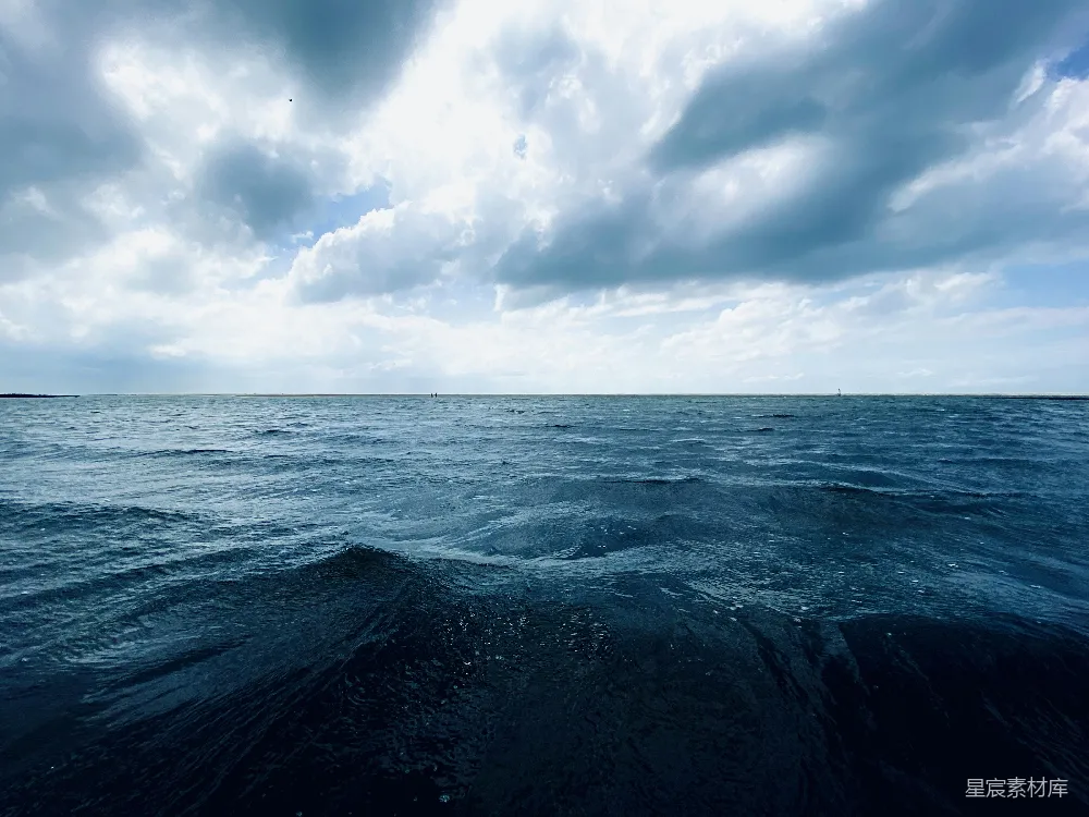高清摄影 海洋 天空 自然风光 宁静 开阔 广阔无垠的大海与天空