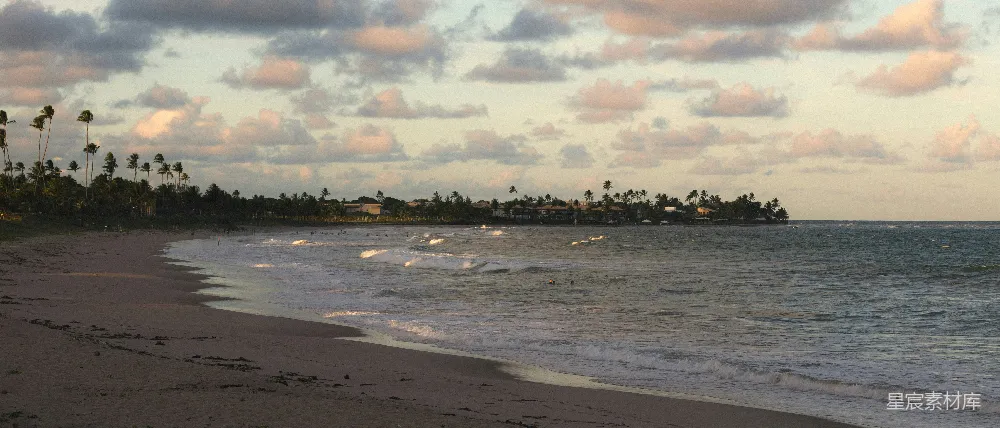 高清摄影 海滩 日落 自然 度假 风景 日落时分的海滩