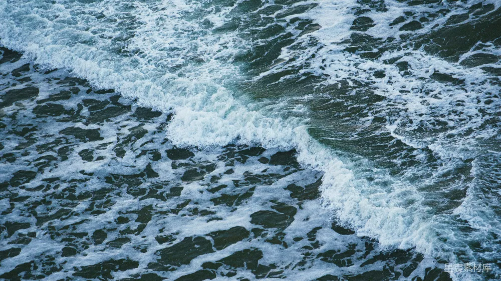 高清摄影 海浪 自然 动态 海洋 蓝色 海浪拍打的瞬间