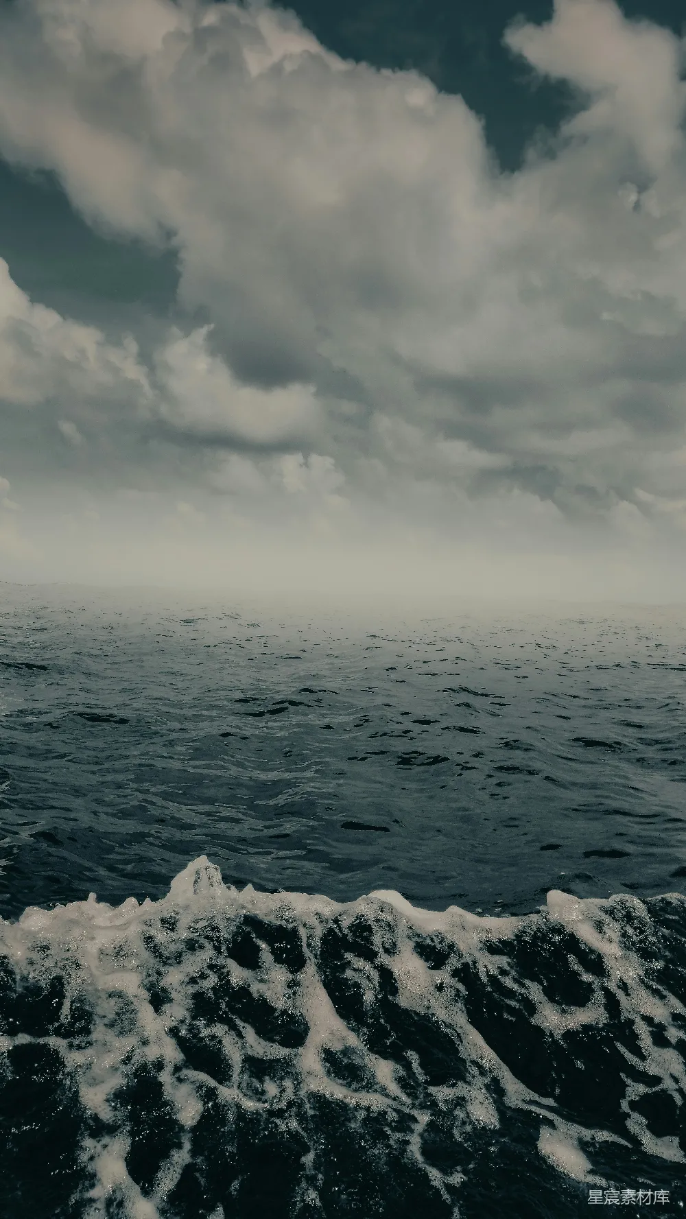 高清摄影 海洋 航船 浪花 云海 自然 航船浪花与云海