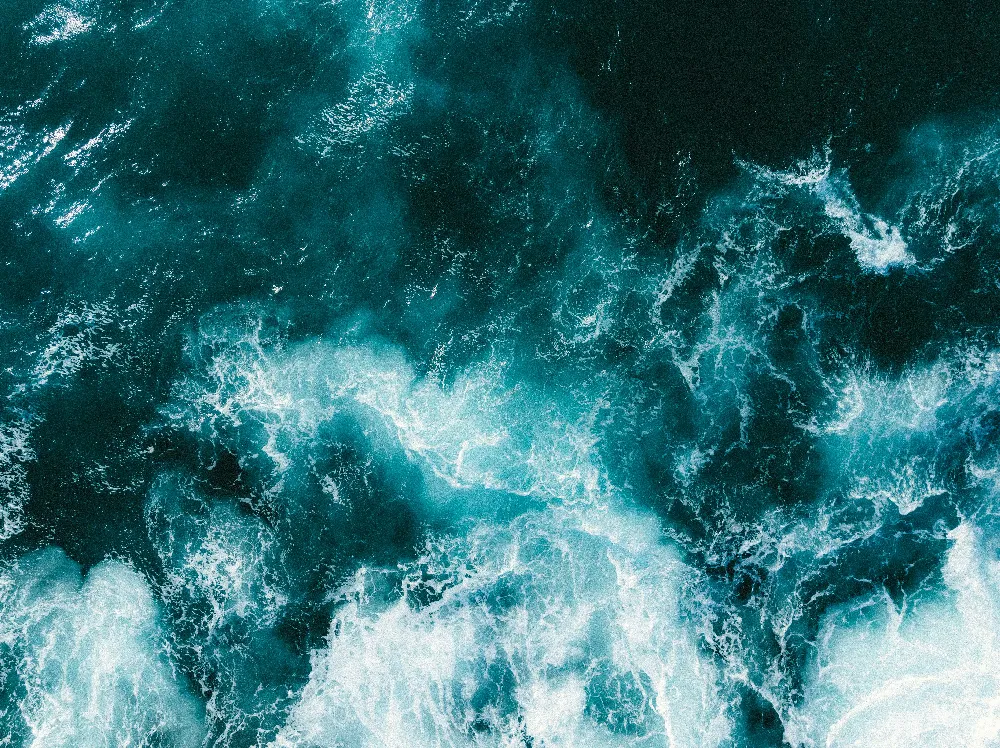 高清摄影 海洋 波浪 蓝色 自然 抽象 海洋的狂野与宁静