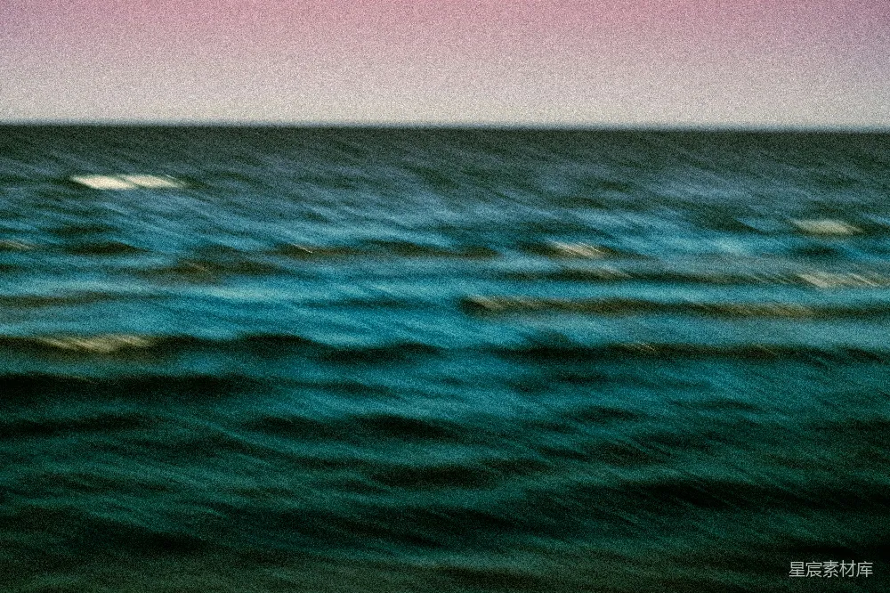 高清摄影 海浪 落日 平静 自然 宁静 海浪与落日的梦幻交响