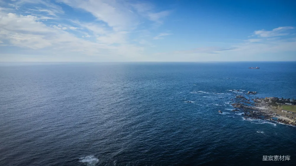 高清摄影 海洋 海岸 宁静 自然 风景 海岸线上的宁静与广阔