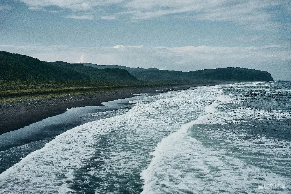 高清摄影 海岸线 自然风光 宁静 海洋 山景 海岸线的宁静