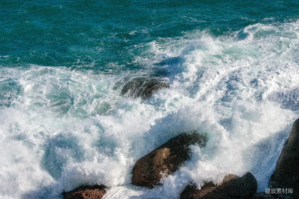 高清摄影 海浪 自然 力量 海岸 海洋 波涛汹涌的海岸
