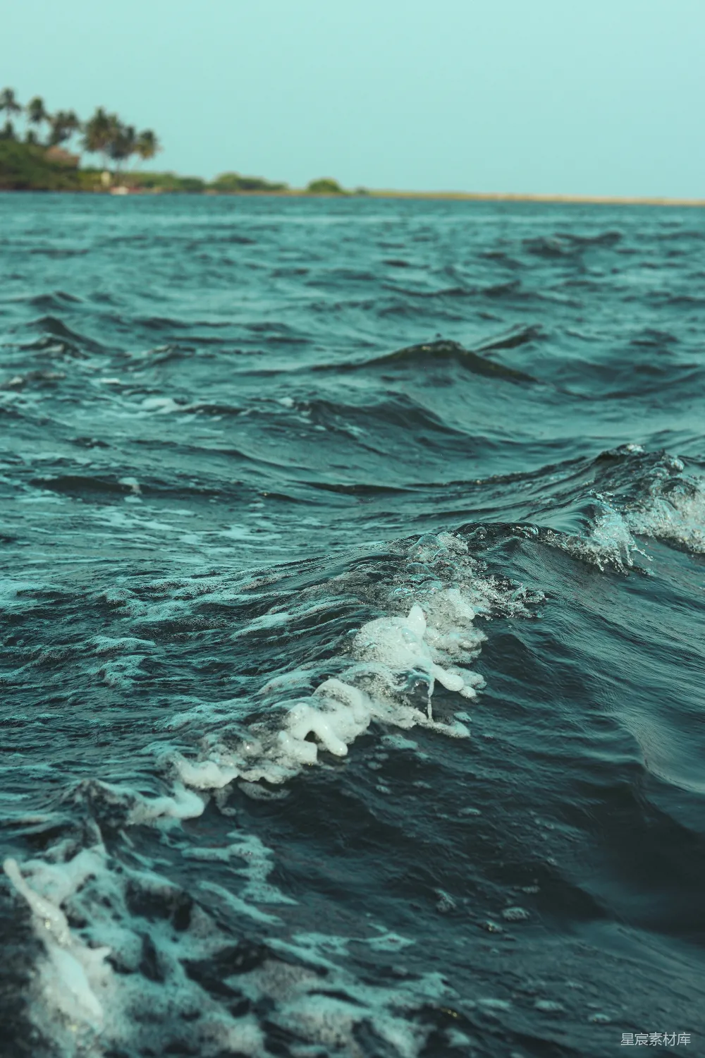 高清摄影 海洋 自然 宁静 水 风景 海浪与泡沫的瞬间