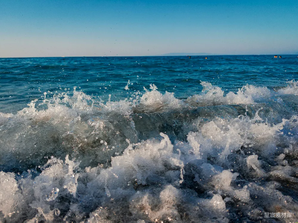 高清摄影 海浪 自然 摄影 海洋 动态 海浪拍打的瞬间