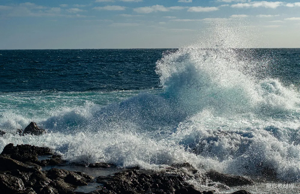 高清摄影 海浪 自然 海岸 动态 海洋 海浪拍打岩石