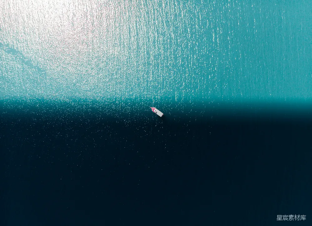 高清摄影 航拍 宁静 海洋 孤独 旅程 宁静的航程