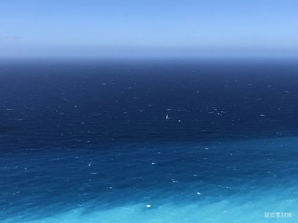 高清摄影 海洋 帆船 宁静 广阔 自然 孤帆远影碧空尽