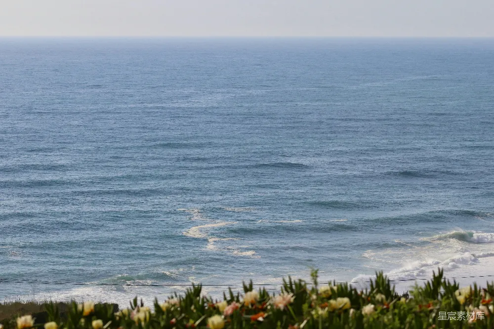 高清摄影 海景 宁静 自然 海岸线 风景 海天一色的宁静美景
