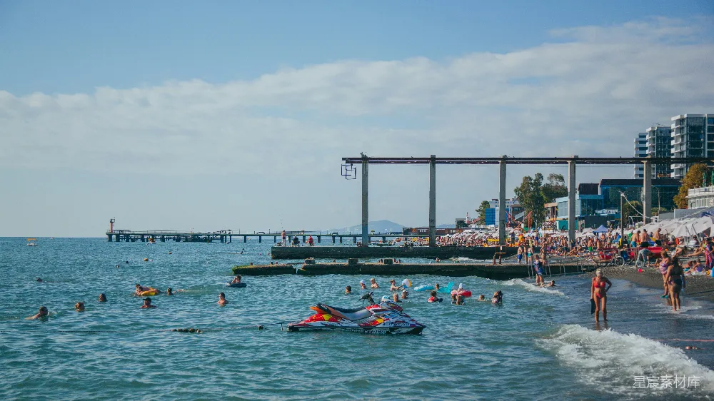 高清摄影 海滩 游泳 休闲 夏日 休闲时光 海滩上的夏日时光