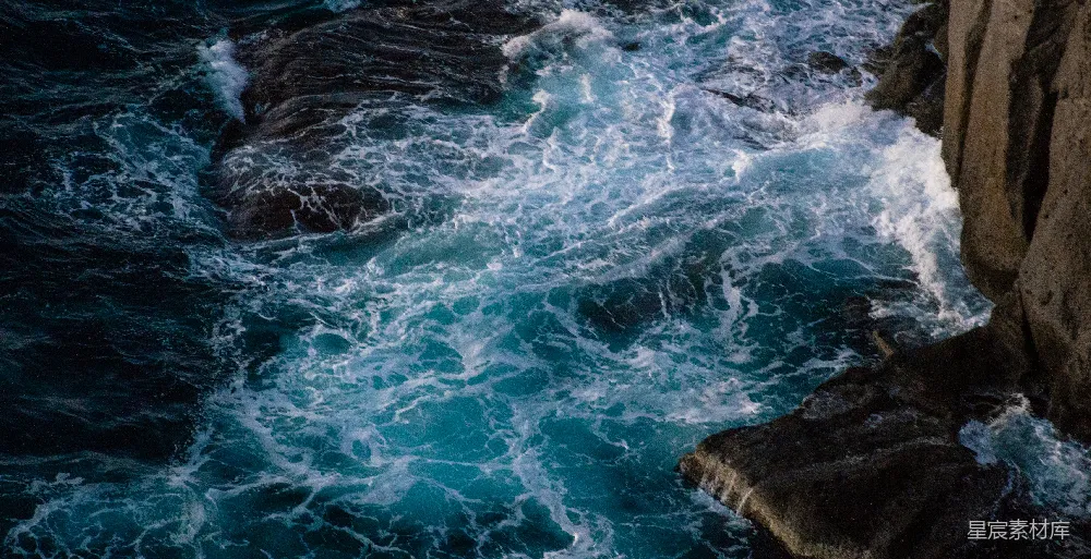 高清摄影 海浪 岩石 自然 海洋 力量 海浪拍打岩石