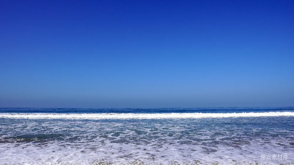 高清摄影 海滩 海洋 天空 自然风光 平和 宁静的海岸线