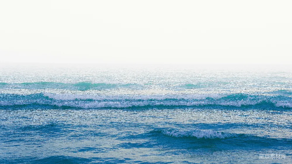 高清摄影 海洋 宁静 自然风光 日落 放松 静谧的海浪