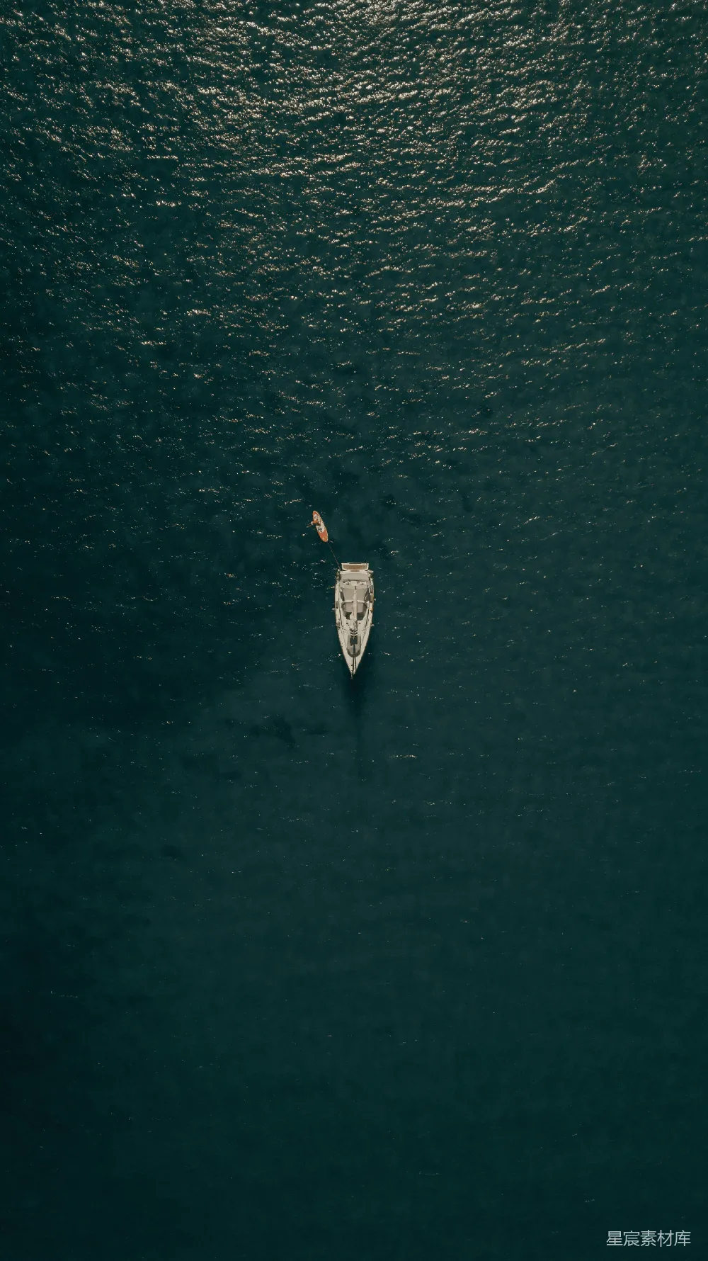 高清摄影 航拍 海洋 帆船 孤独 宁静 宁静的航程