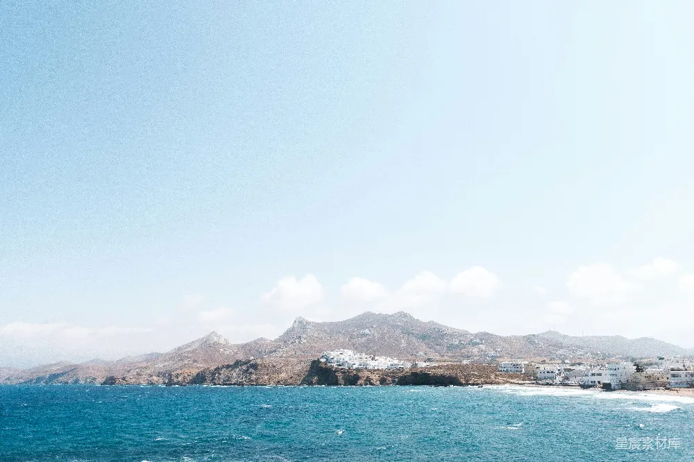高清摄影 地中海 海岸线 宁静 自然风光 度假 地中海海岸的宁静美景