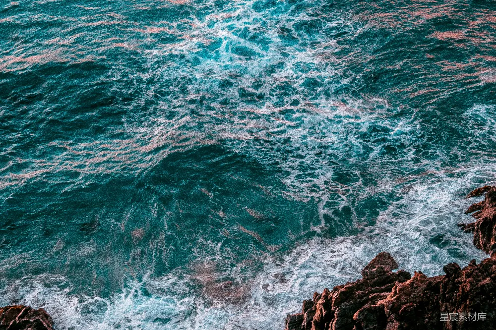 高清摄影 海浪 自然 岩石 海洋 风景 海浪与岩石