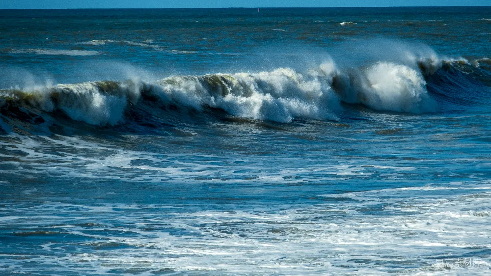 高清摄影 海洋 自然景观 动态 水 风光 海浪冲刷