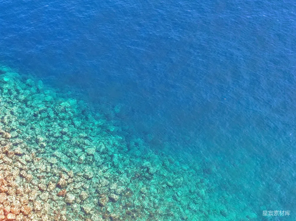 高清摄影 海洋 清澈 岩石 宁静 自然 清澈的海底世界