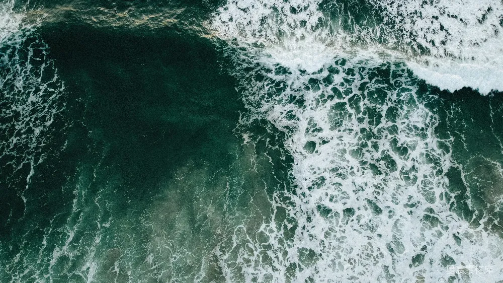 高清摄影 海洋 波浪 俯拍 自然 动态 俯瞰大海的波涛