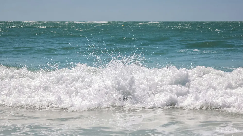高清摄影 海浪 沙滩 自然景观 海洋 休闲 海浪拍打沙滩