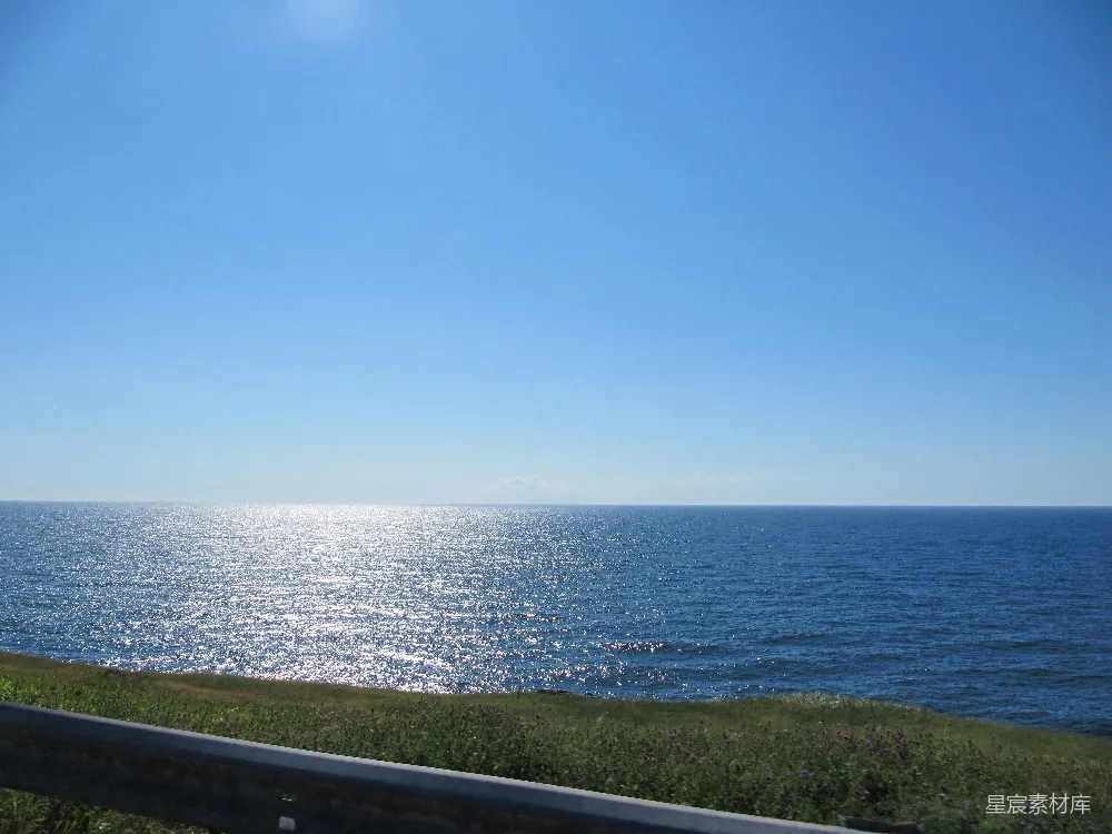 高清摄影 海洋 自然 平静 风景 夏日 海平线上的宁静