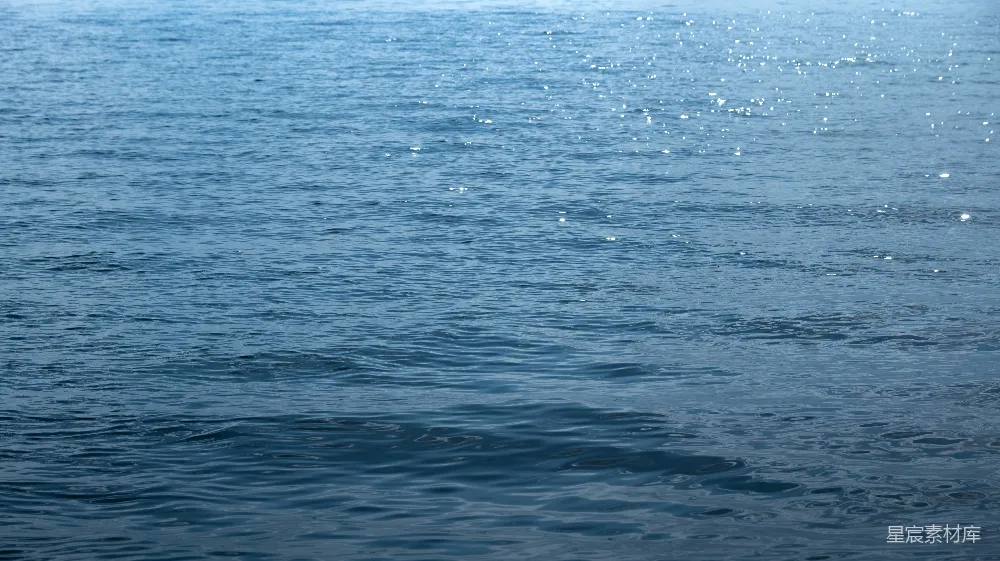 高清摄影 海面 平静 自然 蓝色 水纹 宁静的海面