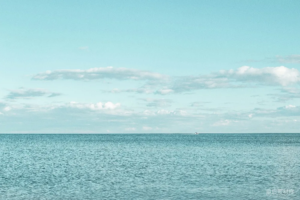 高清摄影 海景 平静 天空 自然 休闲 宁静的海平线