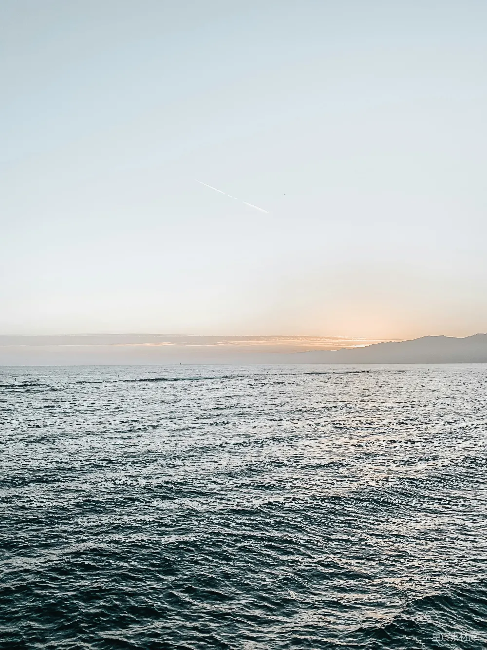 高清摄影 日落 海岸线 宁静 自然美景 旅行 宁静的海岸日落