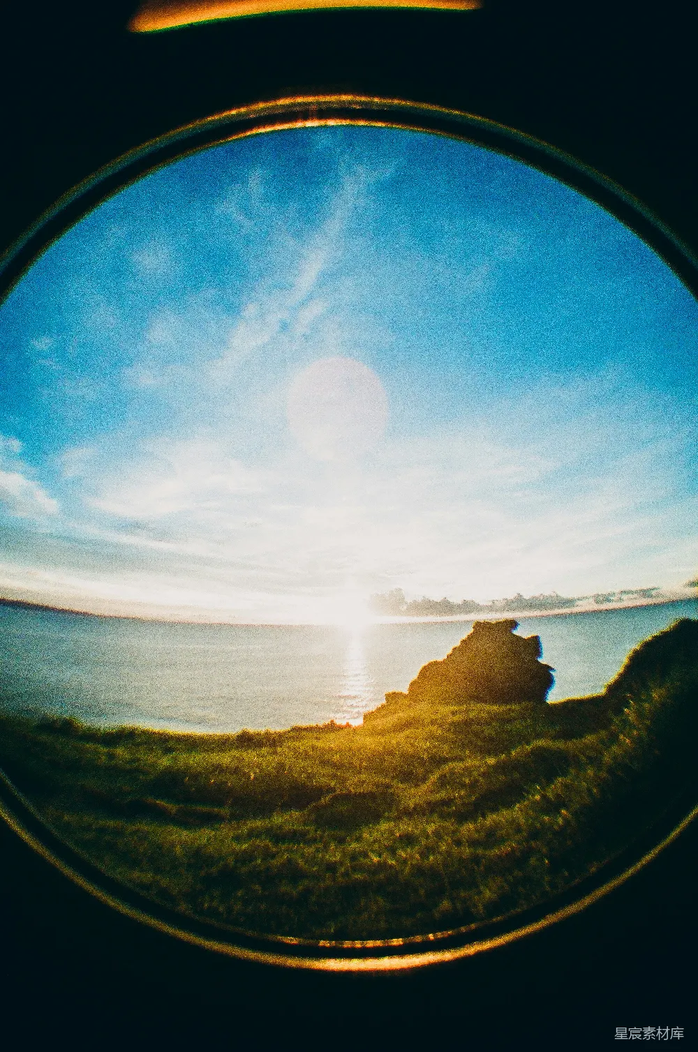 高清摄影 风景 航拍 自然 日出 宁静 航窗外的海岸风景