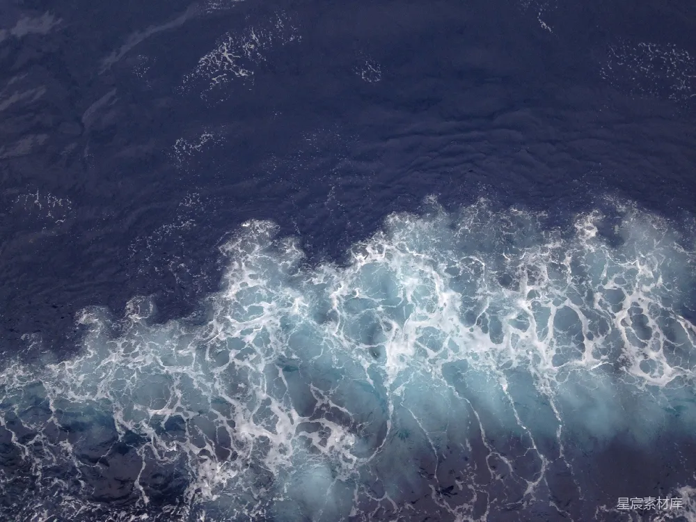 高清摄影 海洋 航拍 自然 波浪 蓝色 航拍海洋波浪