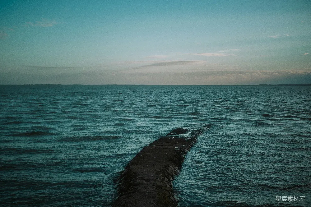高清摄影 海岸线 宁静 自然 风景 日落 宁静的海岸线