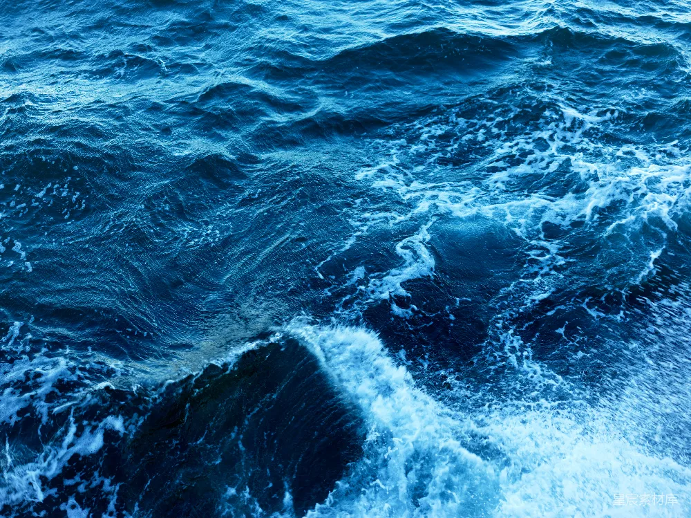 高清摄影 海洋 波浪 深蓝 自然 动态 深蓝海洋的波涛