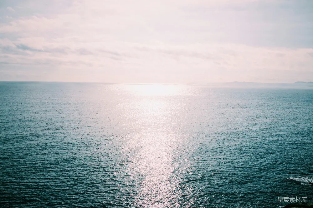 高清摄影 海景 宁静 自然 日落 海洋 海面的光与影