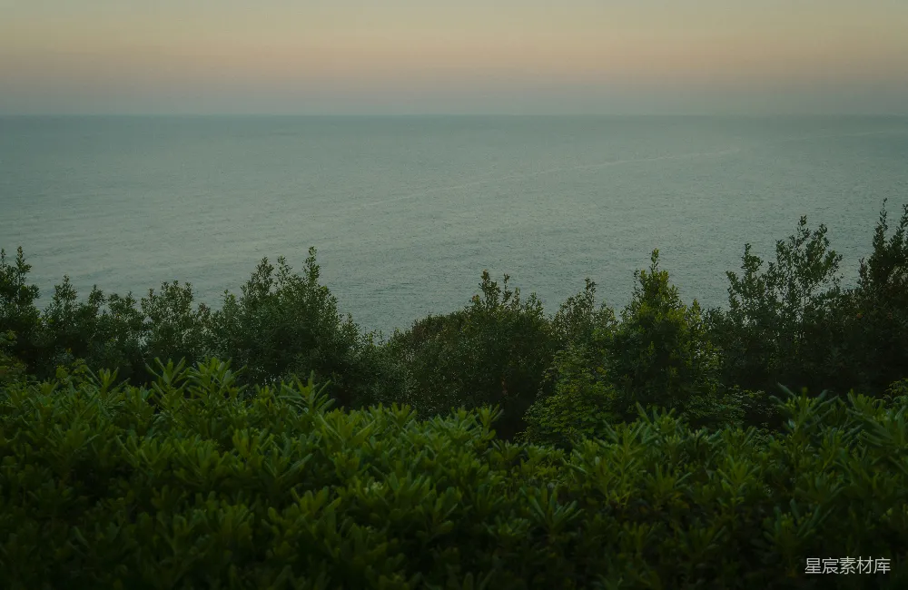 高清摄影 海景 黄昏 自然 平静 风景 黄昏的海景