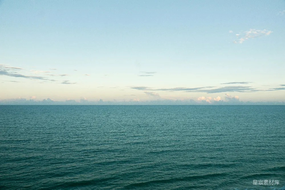 高清摄影 海景 平静 天空 自然 放松 宁静的海平线
