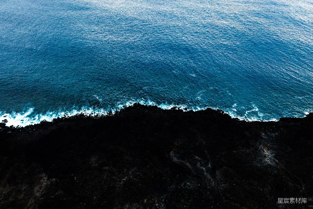 高清摄影 海岸线 俯瞰 自然 风景 海洋 海岸线的俯瞰
