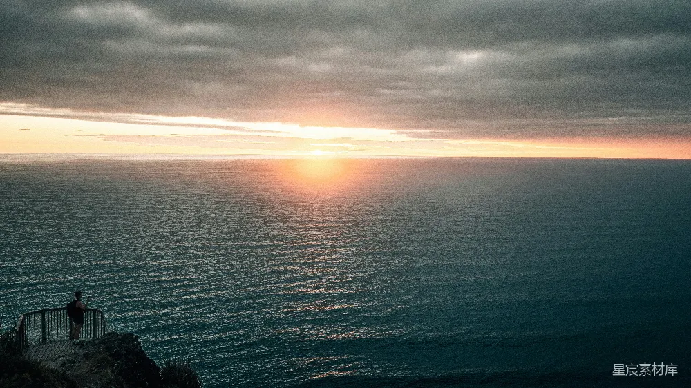 高清摄影 黄昏 海边 宁静 自然 旅行 黄昏海边的宁静时刻