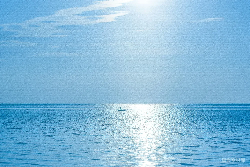 高清摄影 平静 海洋 宁静 自然风光 夏日 静谧的海天一色